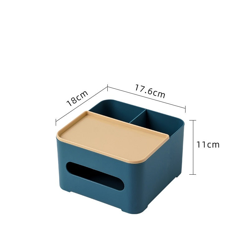 Multifunctional Tissue Remote Control Home Living Room Storage Box