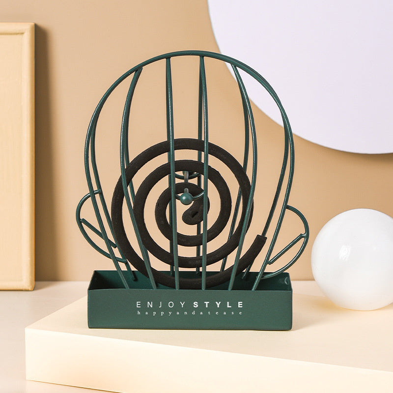 Cactus Wrought Iron Mosquito Coil Holder