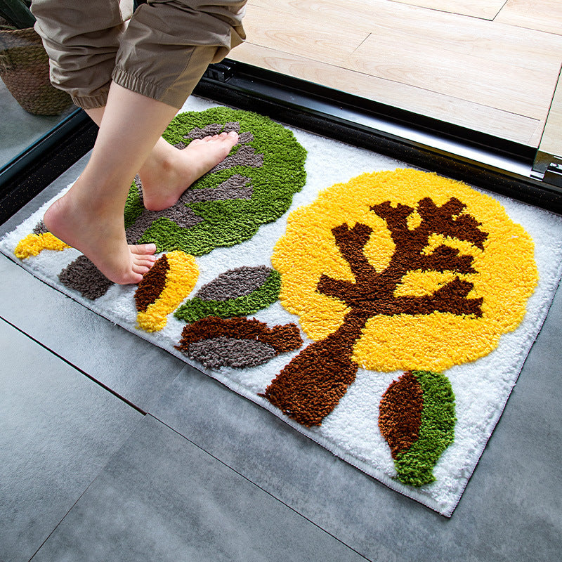 Bathroom Floor Mat Stain Resistant Door Carpet